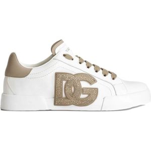 Dolce & Gabbana, Dames, Schoenen, Wit, Maat: 37 1/2 EU