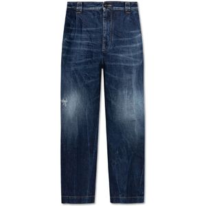 Dsquared2, Heren, Jeans, Blauw, Maat: M Katoen,