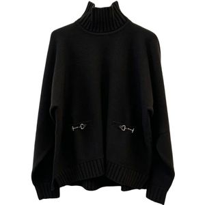 Gucci, Dames, Truien, Bruin, Maat: XS Wol,