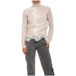 Blugirl, Dames, Truien, Beige, Maat: S Wol,