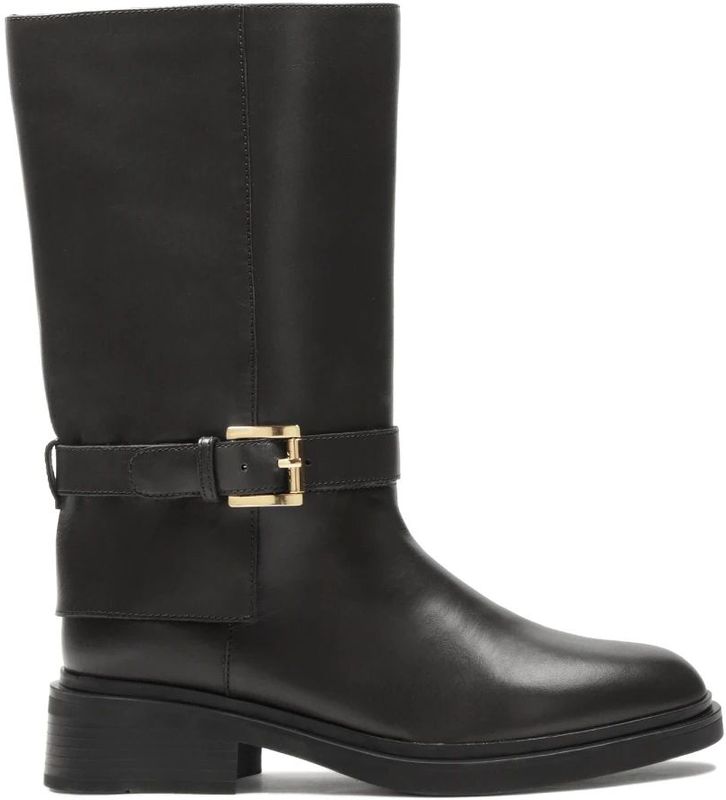 Kazar - Knielaarzen - Zwart - Leer