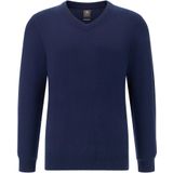 Boggi Milano - Cashmere Blend V Neck - Vest - Blauw