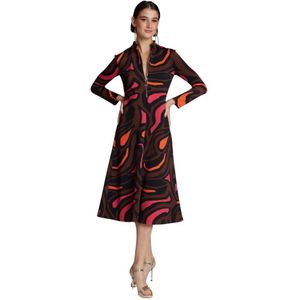 Moskada, Dames, Jurken, Veelkleurig, Maat: 3XL