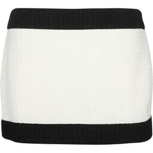 Dsquared2, Dames, Rokken, Wit, Maat: XL Tweed,
