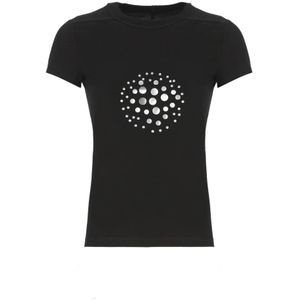 Rick Owens, Dames, Tops, Zwart, Maat: M Katoen,