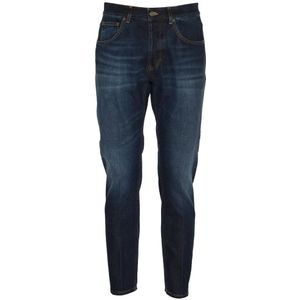 Dondup, Heren, Jeans, Blauw, Maat: W31 Denim,