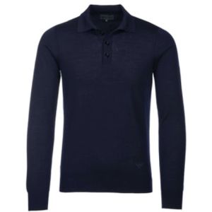 Emporio Armani, Heren, Tops, Blauw, Maat: S
