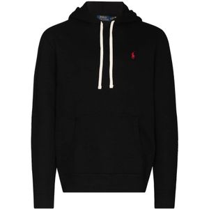 Ralph Lauren, Heren, Sweatshirts & Hoodies, Zwart, Maat: L Fleece,