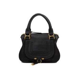 Chloé Kleine Leren Handtas , Black , Dames , Maat: ONE Size