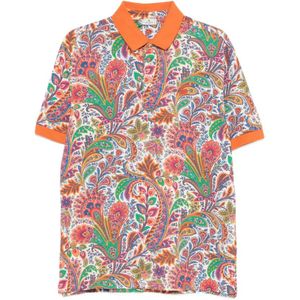 Etro, Heren, Tops, Veelkleurig, Maat: S Leer,