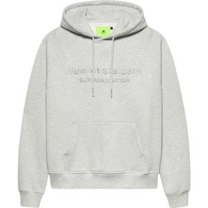 New Amsterdam Surf Association, Heren, Sweatshirts & Hoodies, Grijs, Maat: L Katoen,