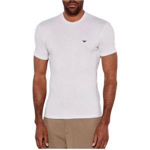 Emporio Armani, Heren, Tops, Wit, Maat: XL Modal,
