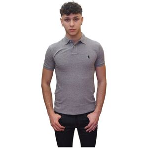 Ralph Lauren, Heren, Tops, Grijs, Maat: M Zijde,