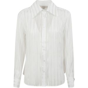 Remain Birger Christensen, Dames, Blouses & Shirts, Wit, Maat: S