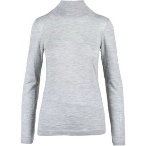 Brunello Cucinelli, Dames, Truien, Grijs, Maat: M Kasjmier,