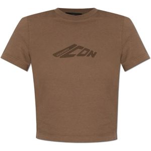 Dsquared2, Dames, Tops, Bruin, Maat: L Katoen,