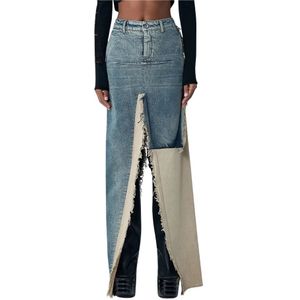 Rick Owens, Dames, Rokken, Blauw, Maat: W28 Denim,