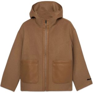 Oltre, Dames, Jassen, Beige, Maat: M Wol,