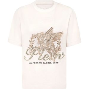 Philipp Plein, Dames, Tops, Beige, Maat: XS Katoen,