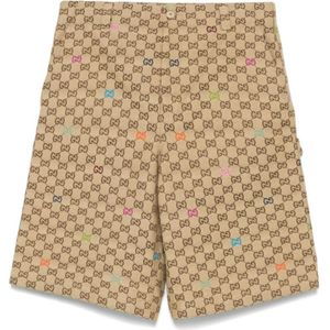 Gucci, Heren, Korte broeken, Bruin, Maat: L