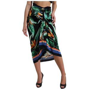 Dolce & Gabbana, Dames, Rokken, Veelkleurig, Maat: 3XS Zijde,