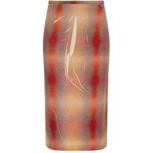 Diesel, Dames, Rokken, Rood, Maat: L Wol,