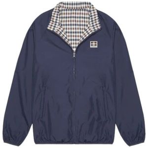 Aquascutum, Heren, Jassen, Blauw, Maat: 2XL Zijde,