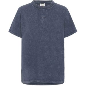 My Essential Wardrobe, Dames, Tops, Blauw, Maat: L Katoen,