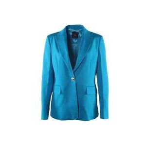 Pinko Blauwe Blazer voor Vrouwen , Blue , Dames , Maat: M