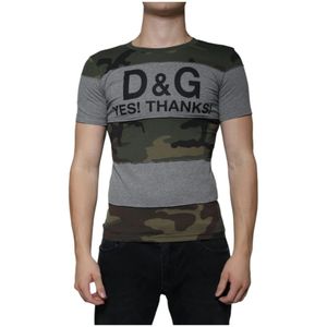 Dolce & Gabbana - TSH86588 - T-shirt - Multicolor - Camouflage Print