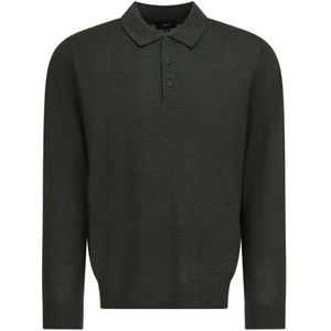 Vince, Heren, Truien, Grijs, Maat: L Wol,