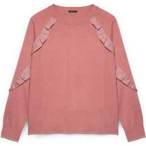 Fiorella Rubino, Dames, Truien, Roze, Maat: XS Nylon,