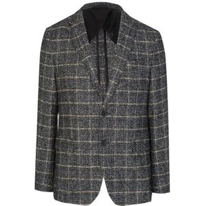 Hugo, Heren, Jassen, Grijs, Maat: 3XL Wol,