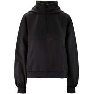 Woolrich, Dames, Sweatshirts & Hoodies, Zwart, Maat: XL Katoen,