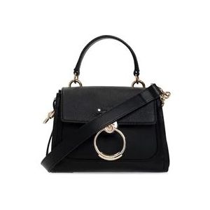 Chloé Mini Tess Day Bag , Black , Dames , Maat: ONE Size