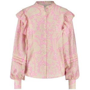 Fabienne Chapot, Dames, Blouses & Shirts, Roze, Maat: M Viscose,