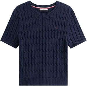 Tommy Hilfiger, Dames, Truien, Blauw, Maat: M