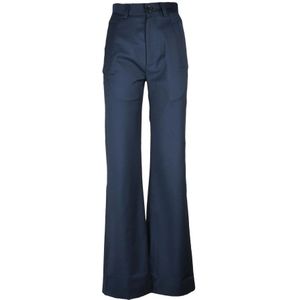 Vivienne Westwood, Dames, Broeken, Blauw, Maat: 2XS Wol,
