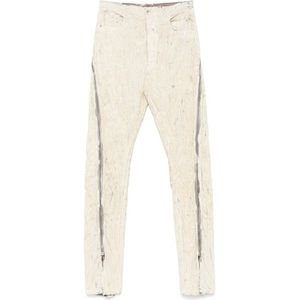 Rick Owens, Heren, Broeken, Wit, Maat: W32