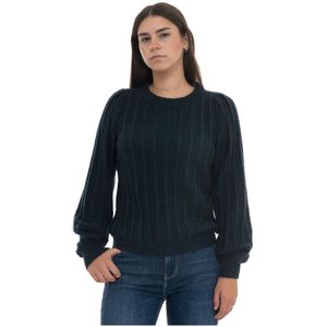 Roy Roger's, Dames, Truien, Blauw, Maat: M Wol,