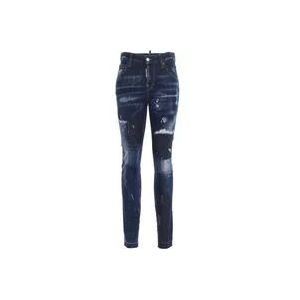 Dsquared2 Slim Fit Blauwe Jeans , Blue , Dames , Maat: 2XS