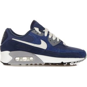 Nike Premium Lage Sneakers Obsidian/Wit/Marineblauw , Blue , Heren , Maat: 37 1/2 EU