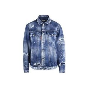 Dsquared2 Denim Herenjack , Blue , Heren , Maat: S