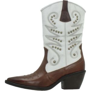 A.s.98 - B84207 - Cowboylaarzen - Bruin - Leer