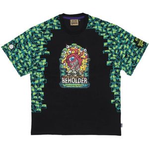 Octopus, Heren, Tops, Veelkleurig, Maat: M Katoen,