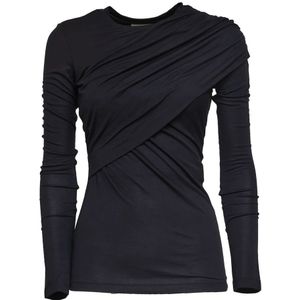 Isabel Marant, Dames, Tops, Zwart, Maat: 2XS Jersey,