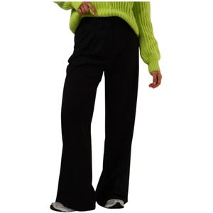 Catwalk Junkie - Straight Leg Tailored Trousers - Pantalons - Zwart