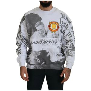 Msgm, Heren, Sweatshirts & Hoodies, Veelkleurig, Maat: S Katoen,