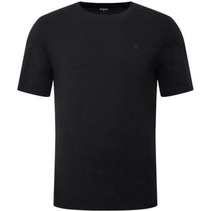 Guess - T-shirt met Logo-patch - Zwart - Katoen