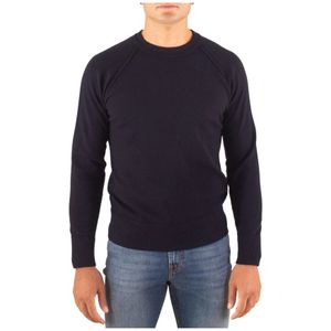 Paolo Pecora, Heren, Truien, Blauw, Maat: S Wol,